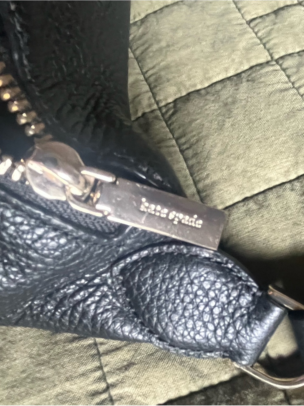 kate spade Black Pebbled Leather Fanny belt Crossbody bag - Picture 4 of 5